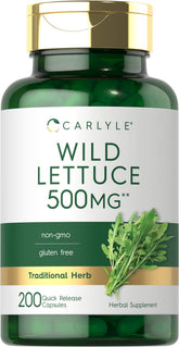 Carlyle Wild Lettuce Extract 500mg bottle