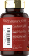 Supplement facts label showing 100 mg zinc and 180 mg vitamin C