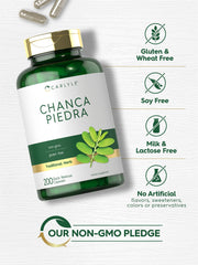 Chanca Piedra ingredients list for Carlyle bottle