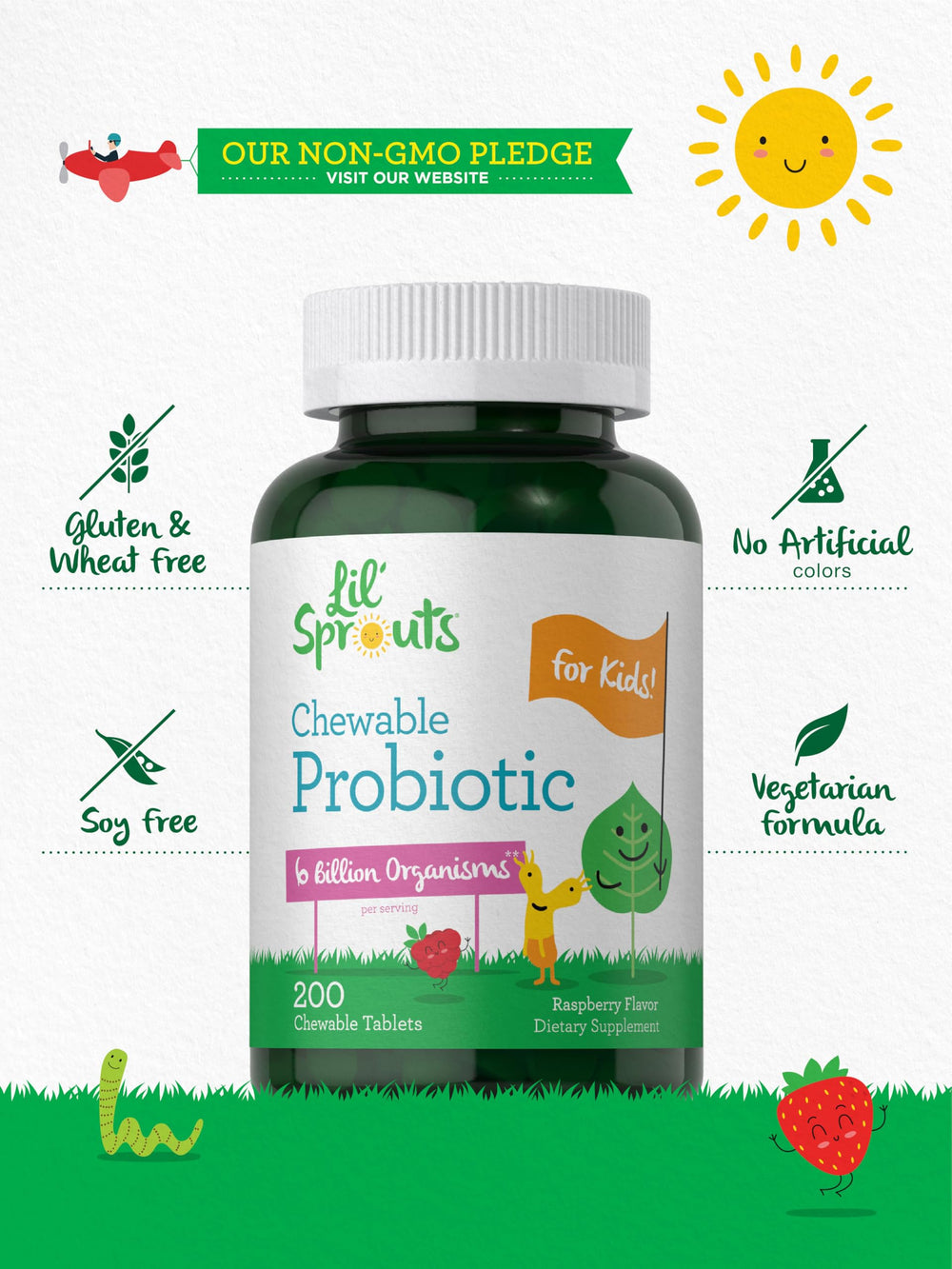 Packaging box image for Carlyle Probiotics for Kids Chewables