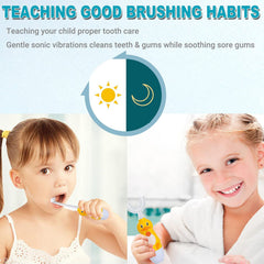 Battery-operated toothbrush with on/off button