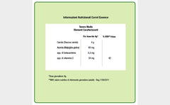 Carrot Essence powder with scoop showing serving size