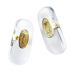 Cartier screw-in nose pads replacement in gold