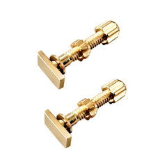 Gold Cartier eyeglasses screw and bolt set – close-up