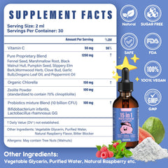 Calibrated dropper and 2 oz bottle for dosing
