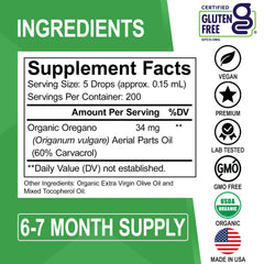 Oregano oil with 60% carvacrol content
