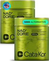 Cata-Kor NMN Liposomal NAD+ Core bottle with label and branding
