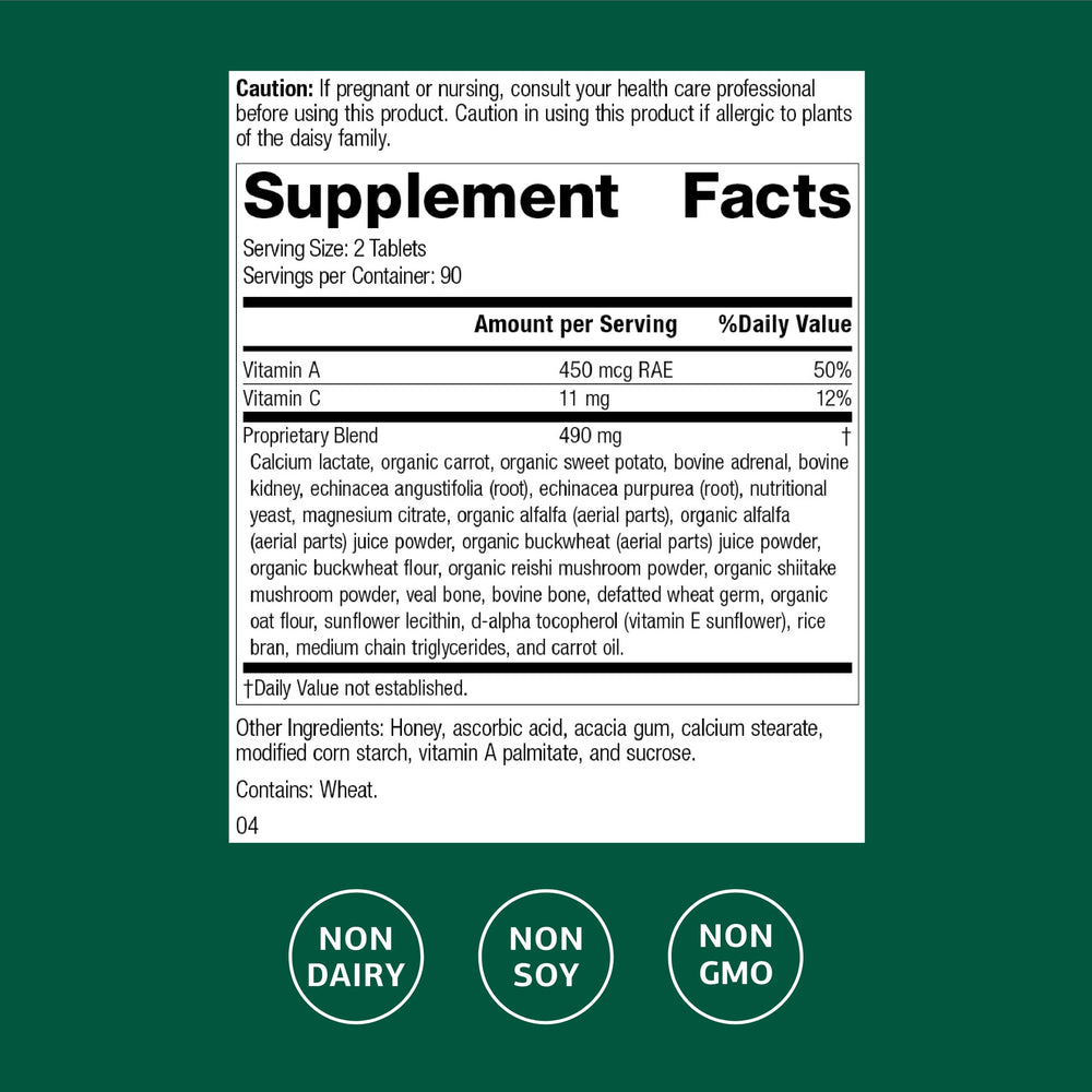 Close-up of Cataplex A-C label showing product details