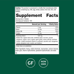 Front view of Cataplex B-GF bottle
