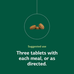 Cataplex C bottle with 360 tablets on white background