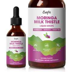 Catfit Milk Thistle Liver Detox Drops bottle and label