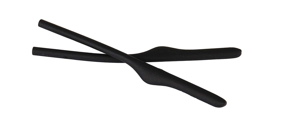 Caulo replacement kit for Oakley Keel Tech OX3122 glasses: temple ear socks and nose pads (black earsocks)