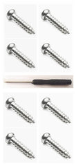 Caulo repair kit with T4 screws and screwdriver for Oakley Two Face OO9189 and OO9350 sunglasses