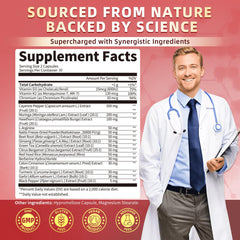 Label showing D3K2 and nutrient information