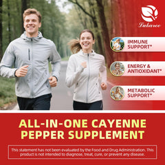 Close-up of the Cayenne Pepper Drops 8-in-1 berry bottle label
