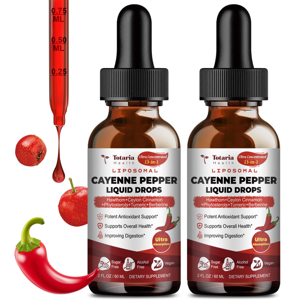 Hero image of Cayenne Pepper Drops Liposomal Liquid Supplement 13-in-1