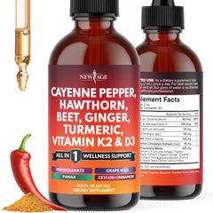 Cayenne Pepper Liquid Drops bottle – 2oz