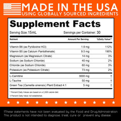 CDE L-Carnitine Liquid 3000mg taurine ingredient spotlight for endurance.