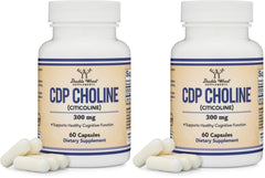 CDP Choline supplement bottle – two-pack front view
