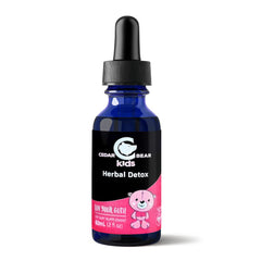 Cedar Bear Herbal Detox for Kids bottle and label
