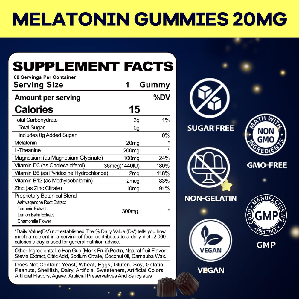 Close-up of berry-flavored Melatonin gummies