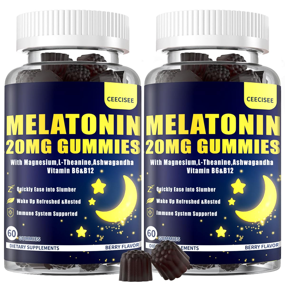 Ceecisee Melatonin 20mg Gummies bottle with 120 count