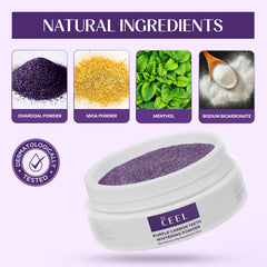 Bright, healthy smile after using Ceel Purple Whitening Powder