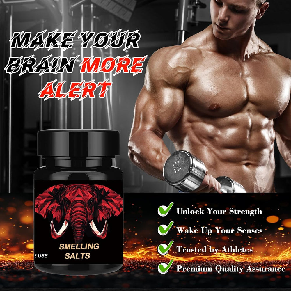 CEGWISP smelling salts athlete workout scene fueling motivation across sports.