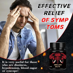 CEGWISP smelling salts inhalation action capture sharpening focus during training.
