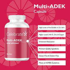 Close-up of easy-to-swallow capsules from Celebrate Vitamins bariatric formula