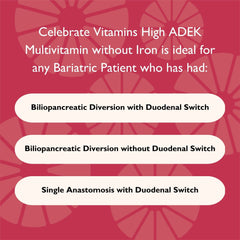Daily use lifestyle shot of Celebrate Vitamins bariatric multivitamin after duodenal switch surgery