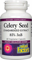 Bottled Celery Seed Extract by Natural Factors – 60 capsules