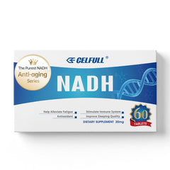 CELFULL NADH bottle front view highlighting premium NADH supplement for daily energy support