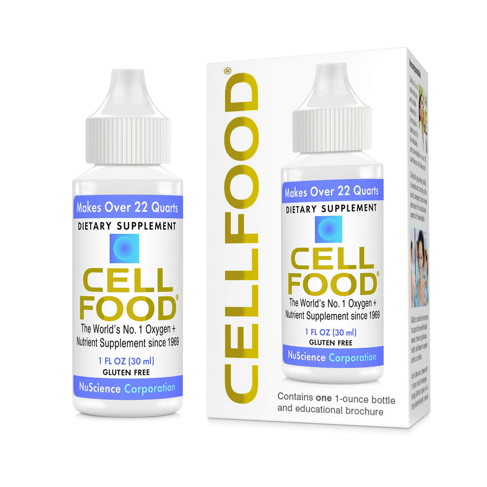 Cellfood Oxygen Boost bottle front highlights the original formula for daily cellular nourishment.