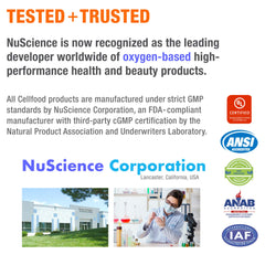 Product packaging and branding for Cellfood Silica Anti-Aging Formula