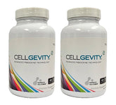 Cellgevity bottle with 2-pack packaging on white background