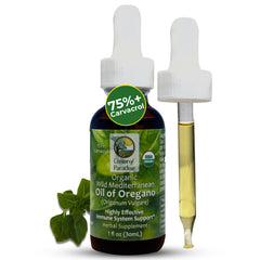 Center of Paradise Wild Mediterranean Oregano Oil 1 oz bottle with dropper