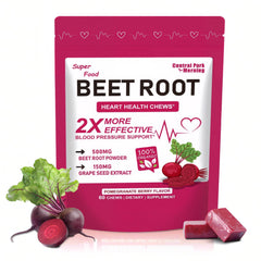 Central Park Morning Beet Root Chews bottle – front