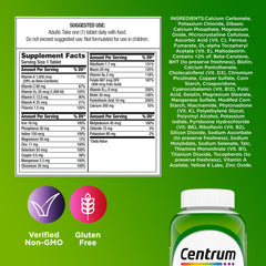 Centrum's 23 micronutrients highlights