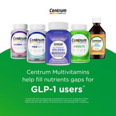 Coated, easy-to-swallow Centrum tablets
