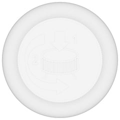 Non-GMO and gluten-free labels on Centrum bottle