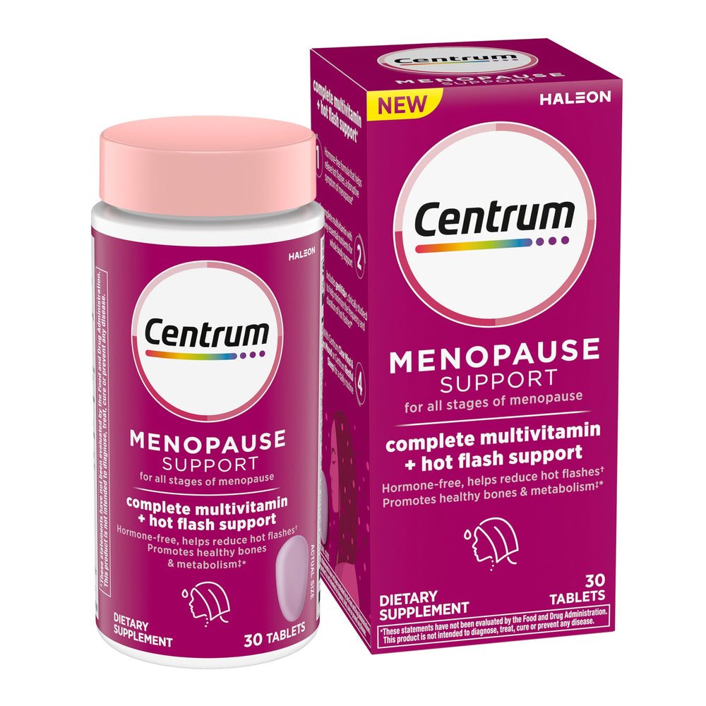 Centrum Complete Multivitamin + Hot Flash Support bottle 30-count