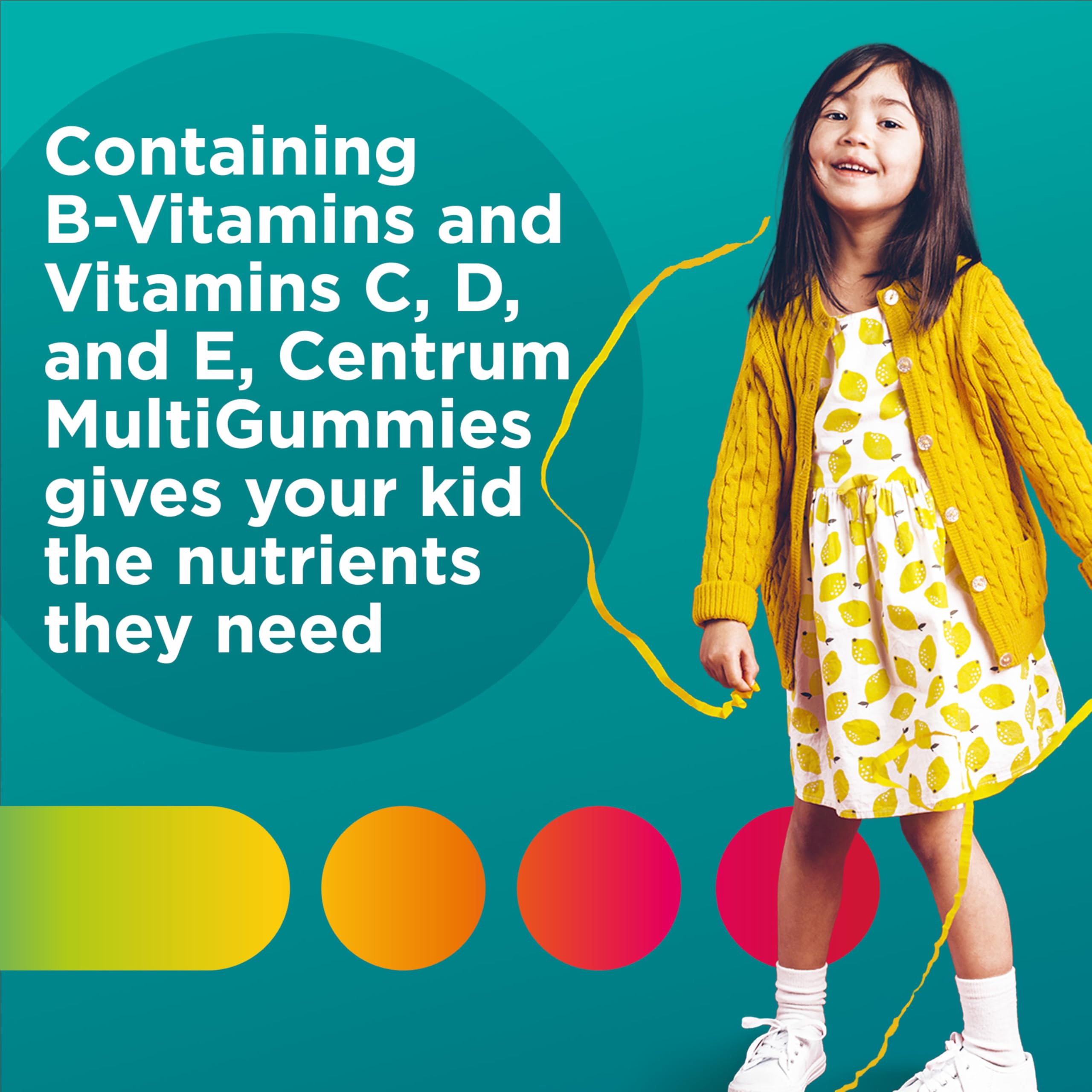 Vitamins C and E for immune support in Centrum Kids gummies Vitamins C and E for immune support in Centrum Kids gummies