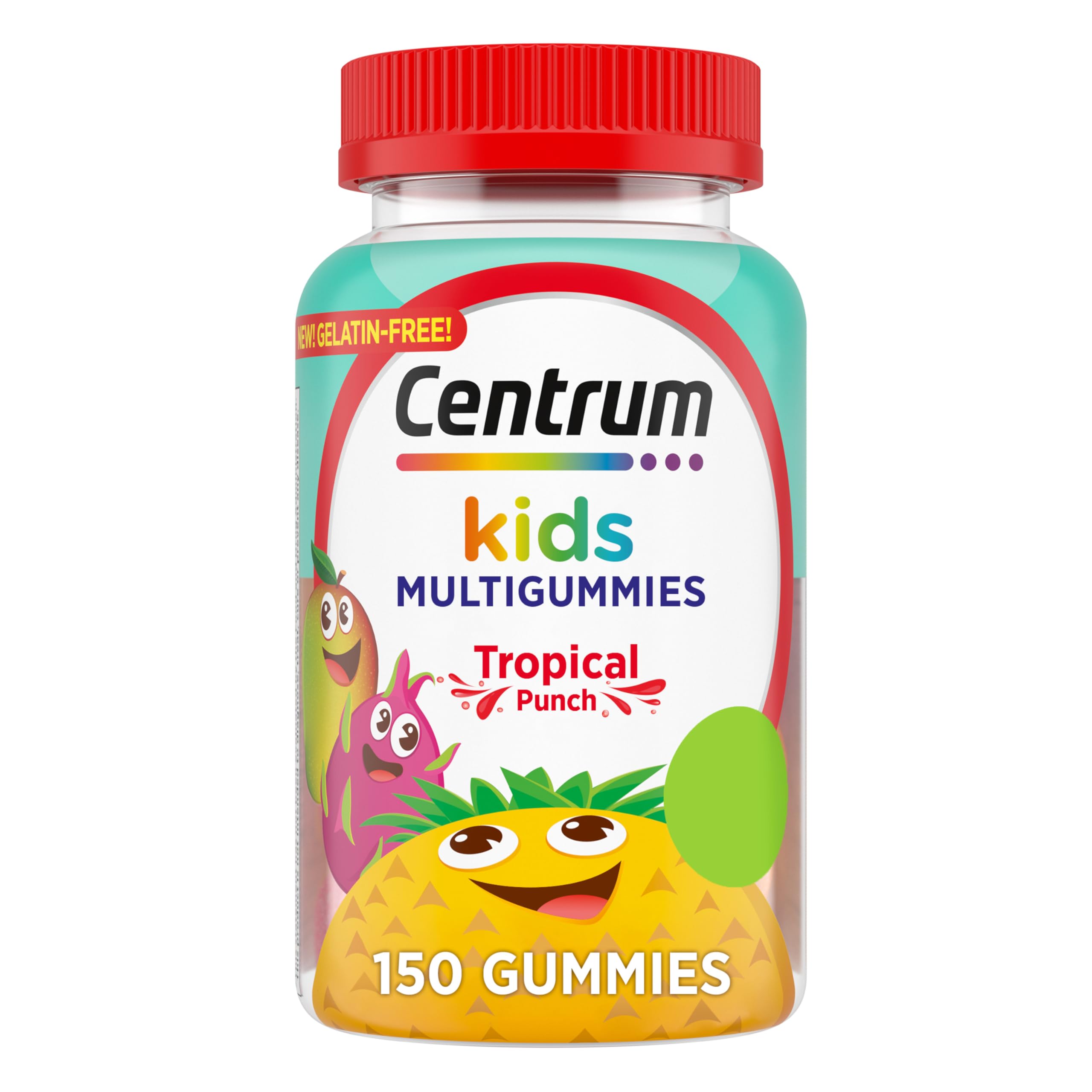 Centrum Kids Multivitamin Gummies Tropical Punch 150-count bottle Centrum Kids Multivitamin Gummies Tropical Punch 150-count bottle