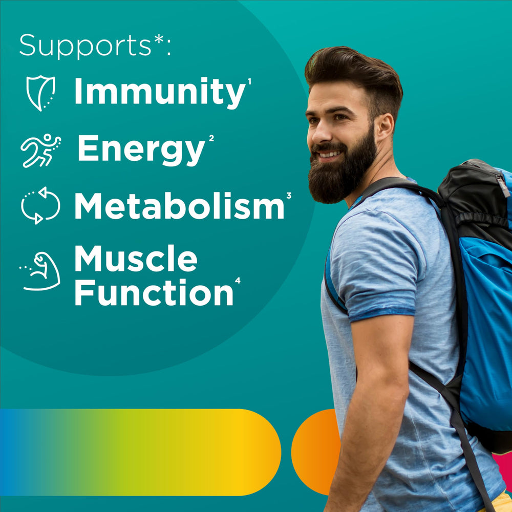 Gummies promoting immunity, energy, and metabolism