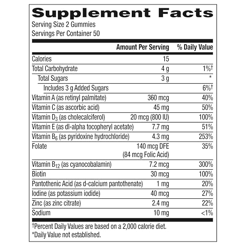 Front cover of Centrum Men's Multivitamin Gummies