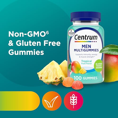 Gluten-free Centrum men's multivitamin gummies