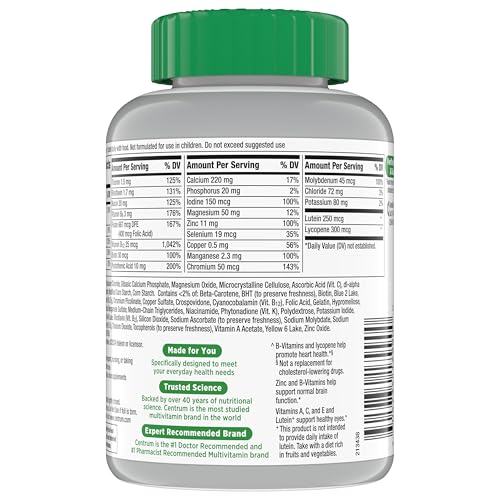 Centrum Silver 50+ shelf display Centrum Silver 50+ shelf display