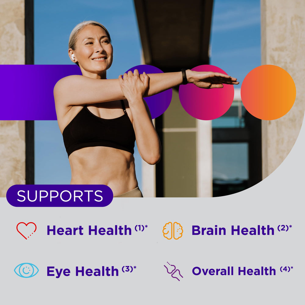 Back view with supplement facts label