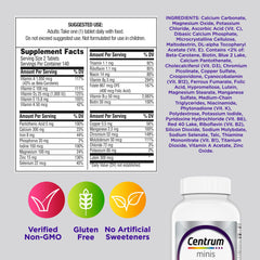 Non-GMO and gluten-free certification icons on packaging